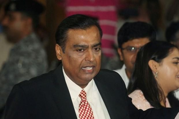 99Kl.app cổng game giải trí của ông Mukesh Ambani hiện nay là 100,6 tỷ USD, sau khi tăng thêm 23,8 tỷ USD trong năm nay. (Nguồn: straitstimes.com).