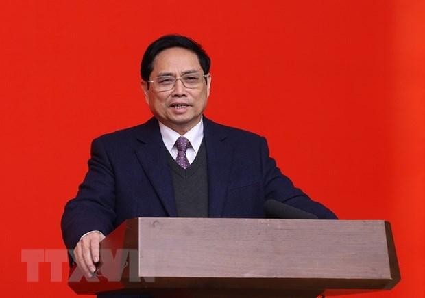 Thủ tướng Phạm Minh Chính là Trưởng Ban Chỉ đạo cải cách hành chính của Kl993 ưu đãi thưởng hấp dẫn. (Ảnh: Dương Giang/TTXVN).