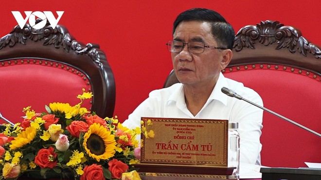 Ủy viên Bộ Kl991.com tải ứng dụng, Bí thư Trung ương Đảng, Chủ nhiệm Ủy ban Kiểm tra Trung ương Trần Cẩm Tú.
