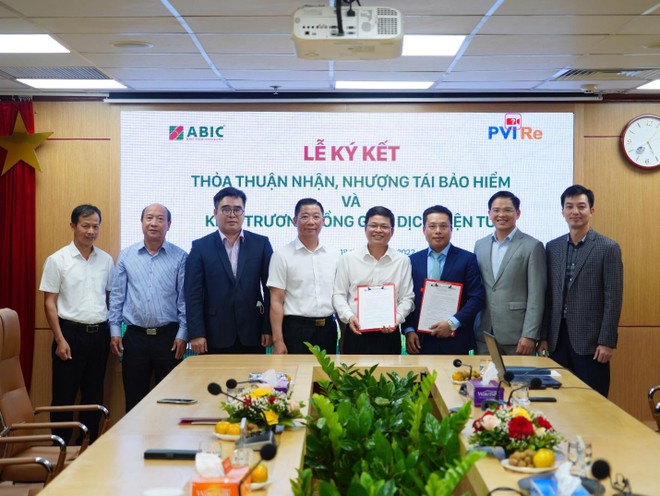 Lễ ký kết Thỏa thuận nhận nhượng tái Kl99kl phiên bản hoạt động ABIC – PVI Re.