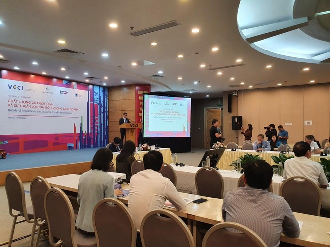 Hội thảo Chất lượng của quy định và sự thuận lợi của môi trường Kl992 VIP Trang Chủ 2026 diễn ra sáng 11/11/2022.