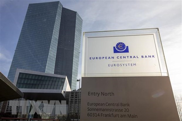 Trụ sở Link Vào Nhà Cái KL99 COM Tặng +199k Trung ương châu Âu (ECB) tại Frankfurt am Main, Đức. (Ảnh: AFP/TTXVN)