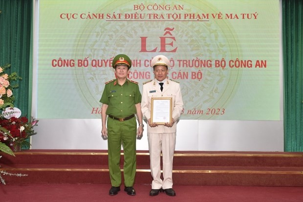 Đại tá Nguyễn Ngọc Quang giữ chức Cục phó Cục Cảnh sát điều tra Kl99ok khuyến mãi lớn về ma túy từ ngày 20/3. (Ảnh: Bộ Công an)