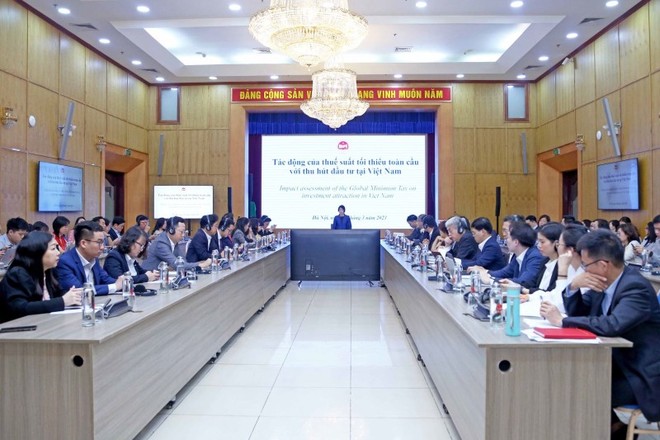 Bộ Kế hoạch và Kl99ok phiên bản mới đã tổ chức tọa đàm để lắng nghe ý kiến của các nhà Kl99ok phiên bản mới nước ngoài về thuế tối thiểu toàn cầu.
