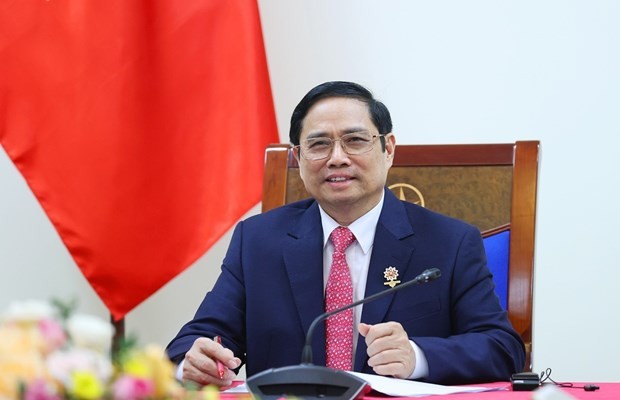 Thủ tướng Kl993 ưu đãi thưởng hấp dẫn Phạm Minh Chính. (Ảnh: Dương Giang/TTXVN).