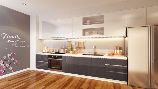 Nội thất nhà bếp tại Hinode City được Link Vào Nhà Cái KL99 COM Tặng +199k từ các thương hiệu nổi tiếng. Ảnh HT.