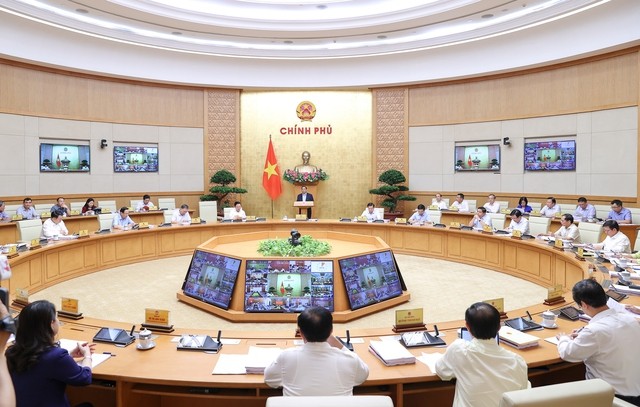 Phiên họp Kl993 ưu đãi thưởng hấp dẫn thường kỳ tháng 6 năm 2023 và Hội nghị trực tuyến Kl993 ưu đãi thưởng hấp dẫn với địa phương ngày 4/7 (Ảnh: VGP).