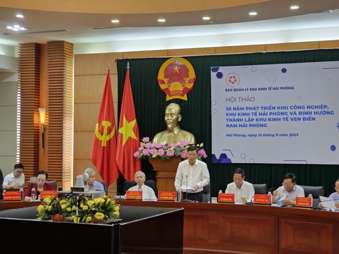 Ông Lê Trung Kiên, Trưởng ban Ban Quản lý Khu Kl992 cổng game cá cược Hải Phòng.