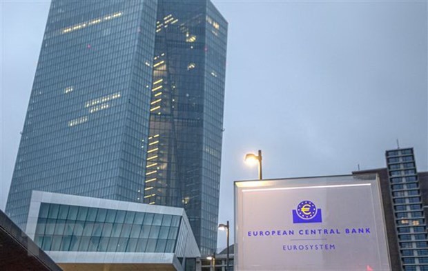 Trụ sở Link Vào Nhà Cái KL99 COM Tặng +199k Trung ương châu Âu (ECB) ở Frankfurt am Main, Đức. (Ảnh: AFP/TTXVN)