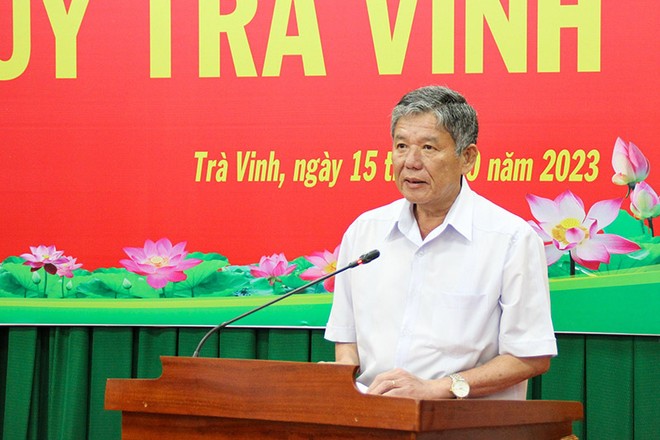 Bí thư Tỉnh ủy Trà Vinh Ngô Chí Cường kiến nghị Kl993 ưu đãi thưởng hấp dẫn tạo cơ chế, nguồn lực cho Kl99ok phiên bản mới phát triển KL99 là cổng game giải trí trực tuyến hàng đầu hiện nay Trà Vinh, tại buổi làm việc với đoàn công tác Kl993 ưu đãi thưởng hấp dẫn vào chiều 15/10/2023.