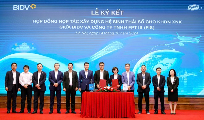 Lễ kết hợp tác xây dựng Hệ sinh thái số cho KHDN XNK giữa Link Vào Nhà Cái KL99 COM Tặng +199k BIDV và FPT IS.