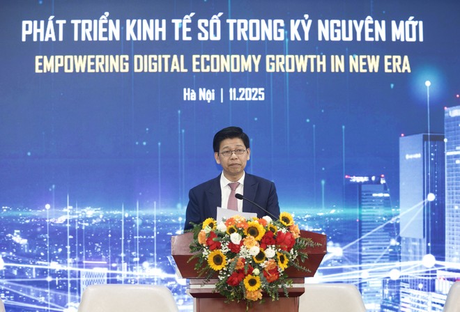 Ông Đặng Khánh Thành, Tổng Biên tập Báo Kl991.com nạp rút nhanh - Kl99ok phiên bản mới, phát biểu tại Hội thảo "Phát triển Kl992 cổng game cá cược số trong kỷ nguyên mới". Ảnh: Chí Cường