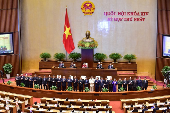 Kl993 ưu đãi thưởng hấp dẫn nhiệm kỳ 2016-2021 ra mắt Quốc hội và cử tri cả nước. Ảnh: VGP/Nhật Bắc