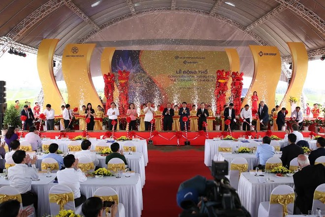 Thủ tướng Kl993 ưu đãi thưởng hấp dẫn Nguyễn Xuân Phúc và lãnh đạo Hà Nội tham dự lễ động thổ Công viên Kim Quy