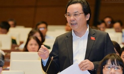 Đại biểu Hoàng Văn Cường (Hà Nội) - Phó hiệu trưởng Đại học Kl992 cổng game cá cược Quốc dân.Ảnh: Q.H