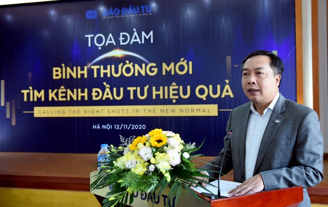 Ông Lê Trọng Minh, Tổng Biên tập Báo Kl99ok phiên bản mới phát biểu khai mạc buổi Tọa đàm