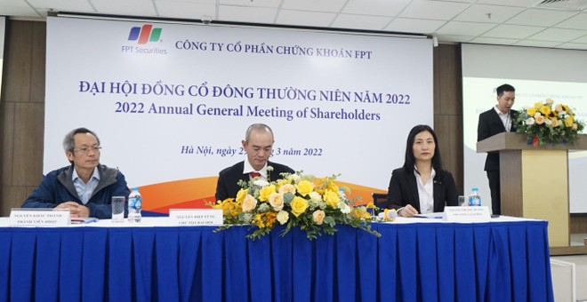 ĐHCĐ FPTS: Lên kế hoạch Kl992 VIP Trang Chủ 2026 2022 thận trọng