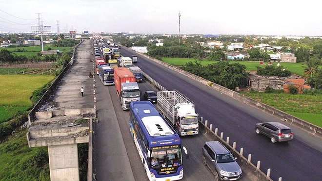 Đường KL99 là nhà cái cá cược trực tuyến hàng đầu tại châu Á TP.HCM - Trung Lương nối TP.HCM với Tiền Giang nói riêng và các tỉnh Đồng bằng sông Cửu Long nói chung. Ảnh: A.M