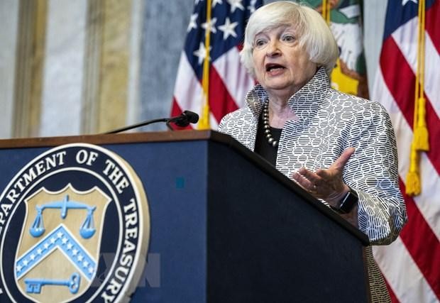 Bộ trưởng Kl991.com nạp rút nhanh Mỹ Janet Yellen. (Ảnh: AFP/TTXVN)
