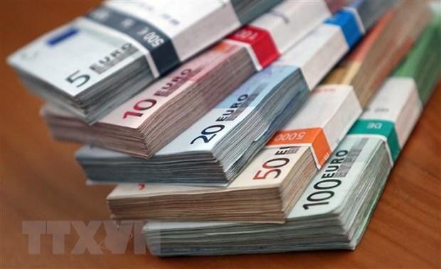 Đồng euro tại một Link Vào Nhà Cái KL99 COM Tặng +199k ở Heidelberg, Đức. (Ảnh: AFP/TTXVN)