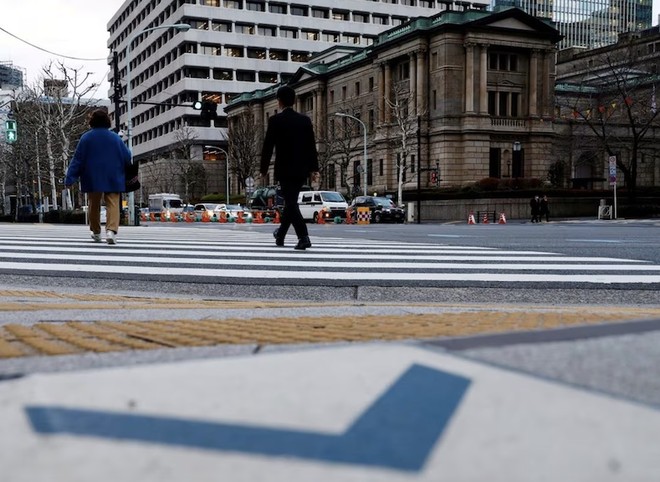 Bên ngoài trụ sở Link Vào Nhà Cái KL99 COM Tặng +199k Trung ương Nhật Bản tại thủ đô Tokyo. Ảnh: Reuters