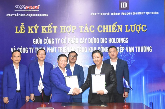 DIC Holdings (DC4) hợp tác chiến lược với Công ty Phát triển Kl99kl ưu đãi độc quyền Khu công nghiệp Vạn Thương 