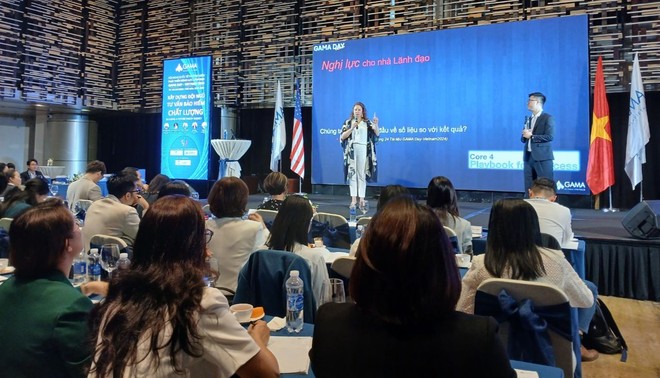 Bà Amy Salo- Giám đốc Kl992 VIP Trang Chủ 2026-Tổng đại lý Forest Hills Financial Group- Hoa Kỳ chia sẻ tại GAMA Việt Nam 2024