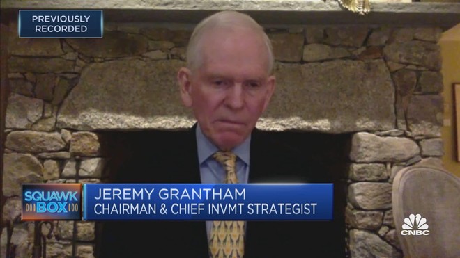 Nhà Kl99ok phiên bản mới huyền thoại Jeremy Grantham: Thị trường đang trong một bong bóng với "mức độ hưng phấn hiếm thấy"
