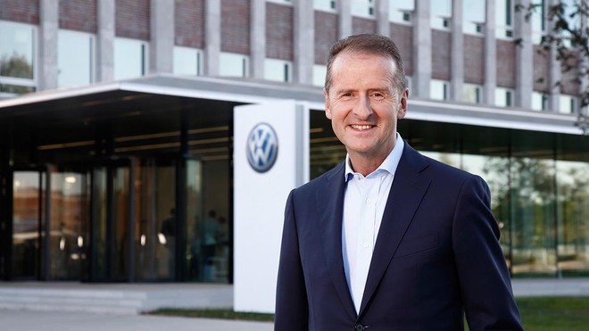 Ông Herbert Diess, giám đốc điều hành của nhà Kl994 nhà cái bóng đá world cup ô tô Đức Volkswagen.