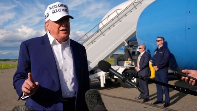 Tổng thống Trump: Mỹ muốn Kl994 nhà cái bóng đá world cup những thứ lớn lao chứ không phải áo phông