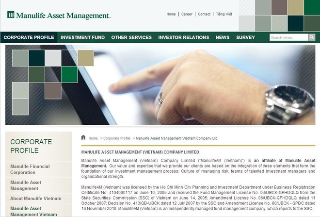 10 nhà Kl99ok phiên bản mới nắm 99,5% quỹ mở của ManulifeAM Việt Nam