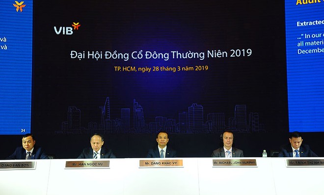ĐHCĐ VIB: Thông qua kế hoạch Kl99 nổ hũ trước thuế 3.400 tỷ đồng năm 2019