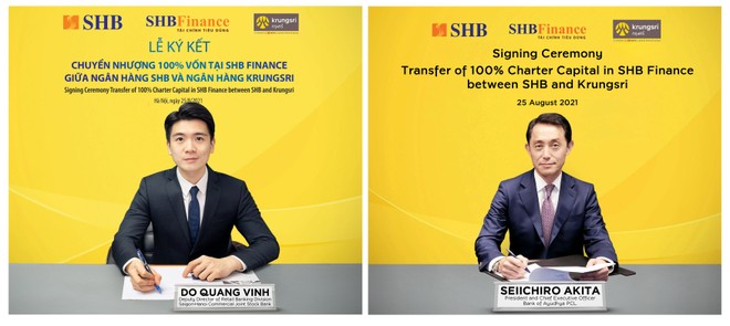 SHB sẽ chuyển nhượng 100% vốn tại SHB Finance cho Krungsri (Kl994 game bài casino hấp dẫn MUFG – Nhật Bản)