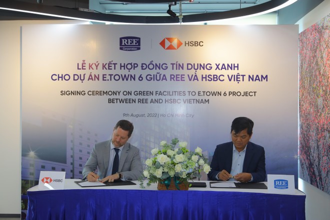 HSBC cấp 900 tỷ đồng tín dụng xanh cho dự án Web Tổng Nhà Cái 99Kl99 Giải Trí Bậc Nhất E-Town 6 của REE