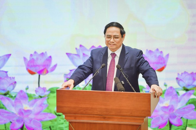 Thủ tướng Kl993 ưu đãi thưởng hấp dẫn Phạm Minh Chính phát biểu chỉ đạo tại Hội nghị.
