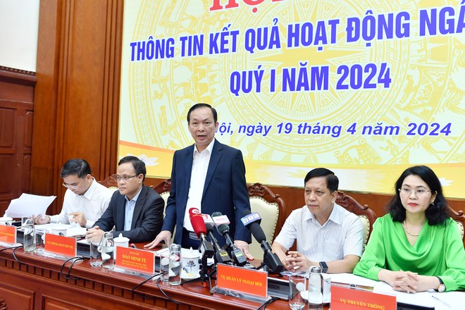 Ông Đào Minh Tú, Phó thống đốc thường trực Link Vào Nhà Cái KL99 COM Tặng +199k 99Kl99 trực tiếp đá gà phát biểu tại Họp báo
