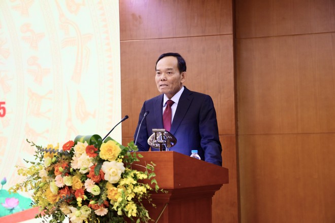 ông Trần Lưu Quang, Ủy viên Trung ương Đảng, Trưởng Ban Kl992 cổng game cá cược Trung ương phát biểu tại Hội nghị