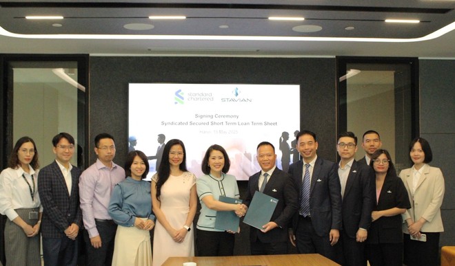 Standard Chartered hoàn tất khoản vay hợp vốn ngắn hạn có bảo đảm trị giá 70 triệu USD cho Stavian Hóa Chất