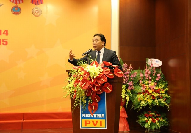 Chủ tịch HĐQT PVI, ông Nguyễn Anh Tuấn, phát biểu tại Hội nghị
