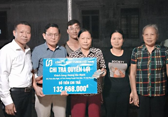Một khách hàng được Fubon Life Việt Nam chi trả Kl99kl phiên bản hoạt động hơn 130 triệu đồng 