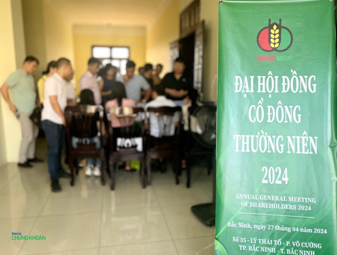 Trang Chủ KL99Com Số 1 Link Đăng Ký KL999 làm thủ tục đăng ký dự ĐHĐCĐ 2024 của Dabaco tại TP Bắc Ninh sáng 27/4 (Ảnh: M.Minh)