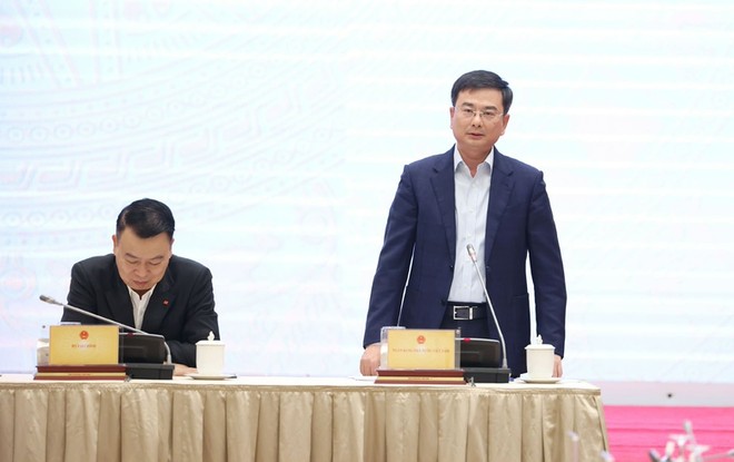 Phó Thống đốc NHNN Phạm Thanh Hà thông tin tại họp báo Kl993 ưu đãi thưởng hấp dẫn chiều 6/12