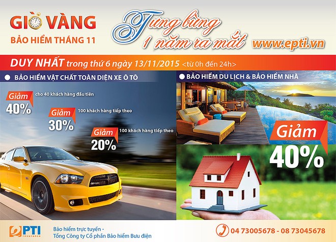PTI giảm đến 15 triệu đồng trong “Giờ vàng Kl99kl phiên bản hoạt động“