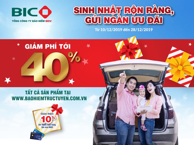 BIC giảm phí tới 40% cho khách hàng mua Kl99kl phiên bản hoạt động trực tuyến