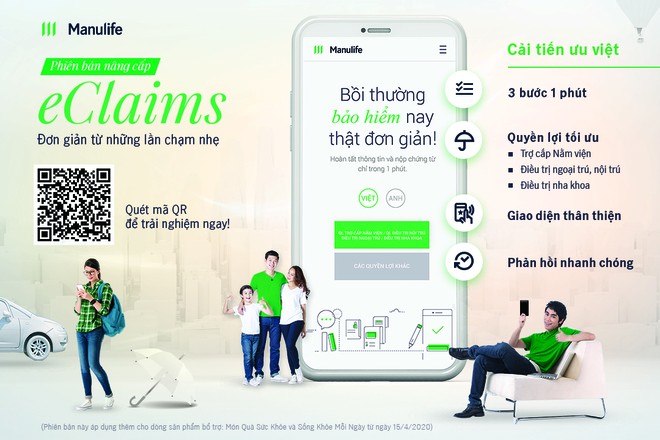 Manulife Việt Nam nâng cấp giải pháp số hóa trong trải nghiệm giải quyết quyền lợi Kl99kl phiên bản hoạt động cho khách hàng
