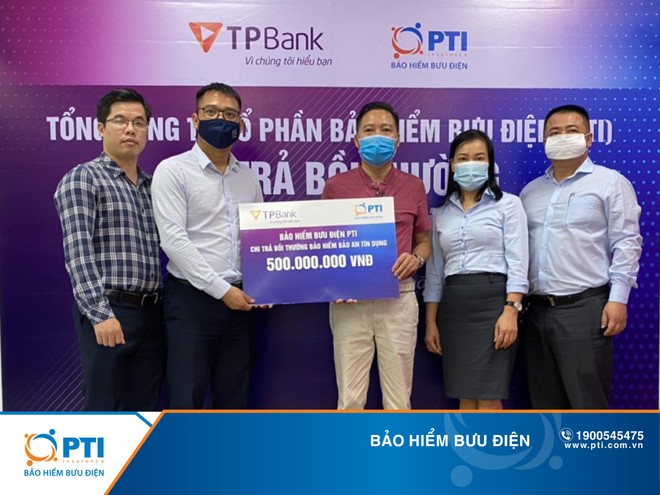PTI bồi thường 500 triệu đồng cho khách hàng tham gia Kl99kl phiên bản hoạt động bảo an tín dụng