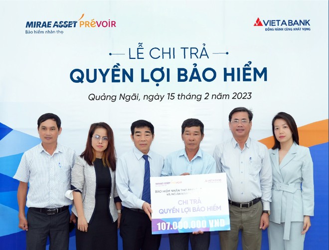 Mirae Asset Prévoir chi trả 107 triệu đồng quyền lợi Kl99kl phiên bản hoạt động cho khách hàng tại Quảng Ngãi