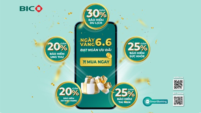 Ngày vàng 6.6.2023: BIC ưu đãi tới 30% phí Kl99kl phiên bản hoạt động