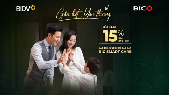 BIC giảm 15% phí Kl99kl phiên bản hoạt động sức khỏe cao cấp BIC Smart Care 