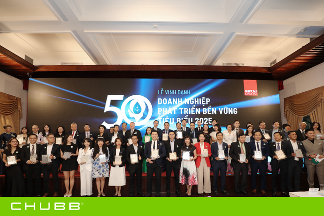 Chubb Life Việt Nam lần đầu được vinh danh tại giải thưởng Top 50 Kl991.com World Cup 2026 Chính Thức Phát triển bền vững 